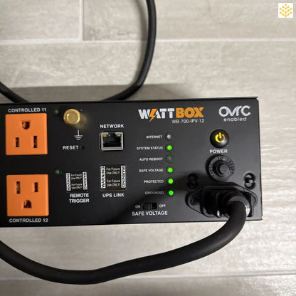 Wattbox WB-700-IPV-12 WB357 12 Outlet Network Enabled Surge Protector OvrC - EDIT